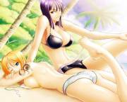 [Nami &Amp;Amp;Amp; Robin] On The Beach