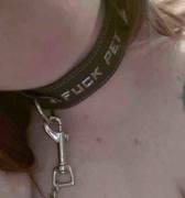 My Dom Got Me A New Collar!