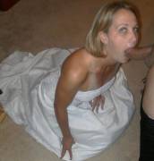 Bride On Her Knees