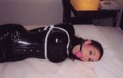Gagged On The Bed. 