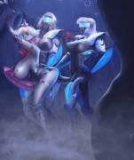 Princess Claire In The Showers After A Day Of Training