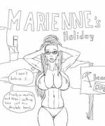 Marienne's Holiday By Sketchysketch