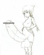 Looks Bigger Than Her Body