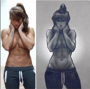 Sandra Prikker And Korra From Legend Of Korra