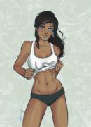 Tank Top Korra By Youpje
