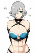 Silver-Haired Pro-Wrestler