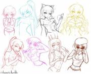 Rwby Summertime Popsicle Suck [Cslucaris]