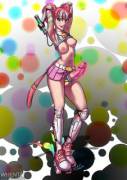 [Sketch Lanza] Neon Katt Party Hard! (Futa)