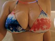 I Was Painted In White For 4Th Of July!