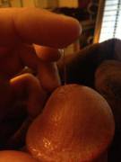 Playing With The Pre-Cum