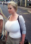 Top Heavy (Via /R/Hugeboobs)