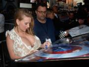 Scarlett's Chest Is Geting In Her Way
