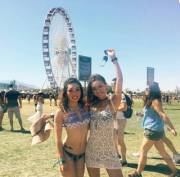 Alina Li At Coachella April 2016