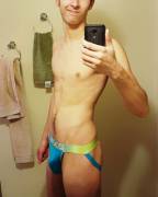 Straight Out Of The Hot Tub And Into A New Jock For Me