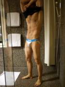 Getting Ready For A Shower