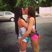 Grabbing A Bootyful And A Kiss