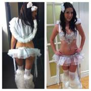 White Tutu And Hoodie