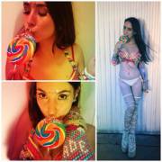 A Raver And Her Lollipop