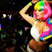 Neon Hair And Awesome Rack