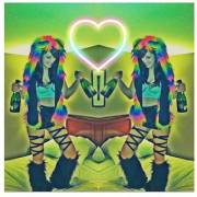 Champagne And Rainbow Spirit Hood