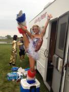 Red White And Blue Can Sure Stretch