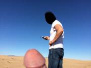 Getting Sucked Off In The Desert. He Swallowed All My Cum