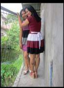 Two Cute Asian Milfs Enjoy The Attention.