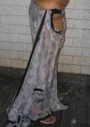 Into The Shower With The Saree [5 Images]