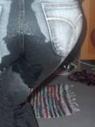 Warm Piss Dripping Through Soaked Jeans.