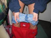 Showing Off Her Wet Spot