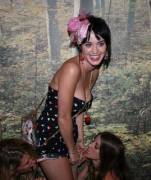 Katy Perry Getting Her Thong Removed By Two Girls