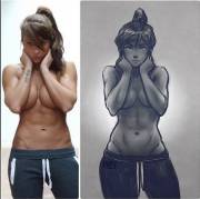 Sandra Prikker And Korra From Legend Of Korra[X-Post From R/Fitdrawngirls]