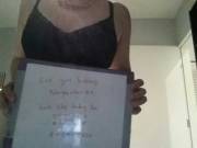 Verification. My Slut Wife Is Out To Fuck Another Guy. Verify Her So She Can Post ...