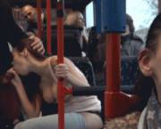 [/R/Publicdisplay] Daring Hot Bj In Front Of Other Passengers