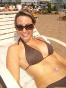 Mom Asked Me To Take This Poolside Picture Of Her For A New Facebook Pic