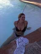 Mom Is Always The First One To Get In The Pool