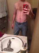 Love The Jeans And No Shirt Look