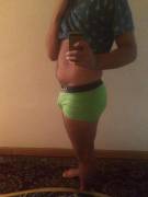 Tanned Legs And Neon Green Underwear (Pms Welcome)