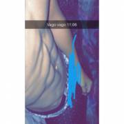 Not Sure What's W/ The Blue Squiggly Drawing, But Those Abs...