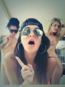 Three Girls Having Fun