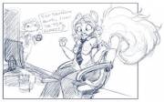 Weekend Duty [Tgwonder, Anthro Squirrel Tftg]