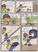 I Don't Want To Be A Skunk! (3 Page Skunk Transformation Comic)