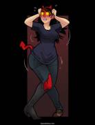 Demon Girl Tf By Blackshirtboy