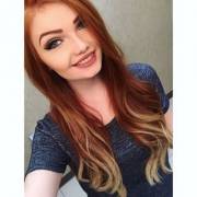 Michelle Tate With Blonde Tips