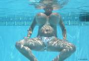 Nadine Jensen In The Pool