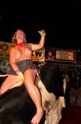 Bull Riding Milf