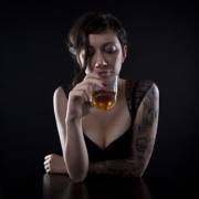 Enjoying A Stiff One