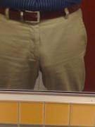 Me, Freeballing In My Favorite Khakis And Turning Some Heads At Work.