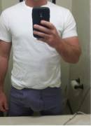 Good Shoulders, Tight White Tee And Dick. Who Could Ask For More?