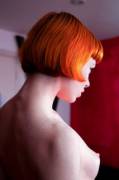Short Red Hair And Pointy Nipples